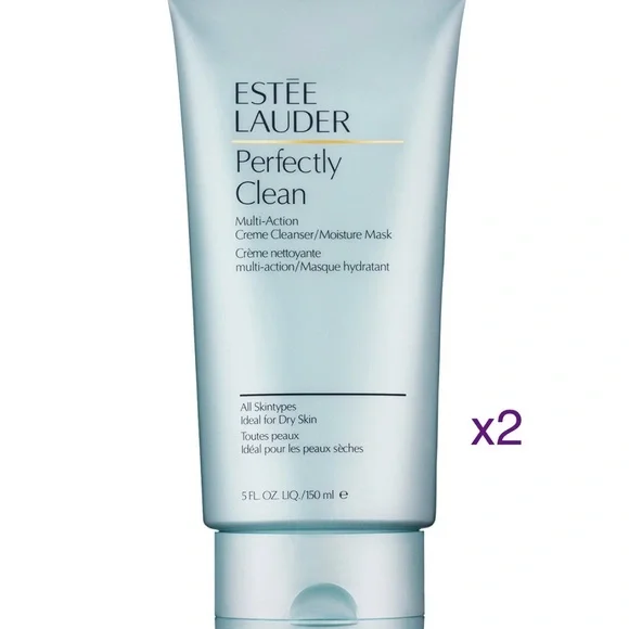 TWO Estée Lauder Perfectly Clean Multi-Action Creme Cleanser - Picture 2 of 4